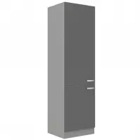 Grey kuhinjski element 60DK-210 2F 60x55x210 cm siva