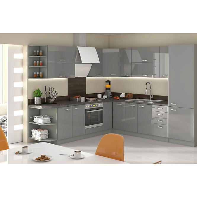 Grey kuhinjski element 60DK-210 2F 60x55x210 cm siva