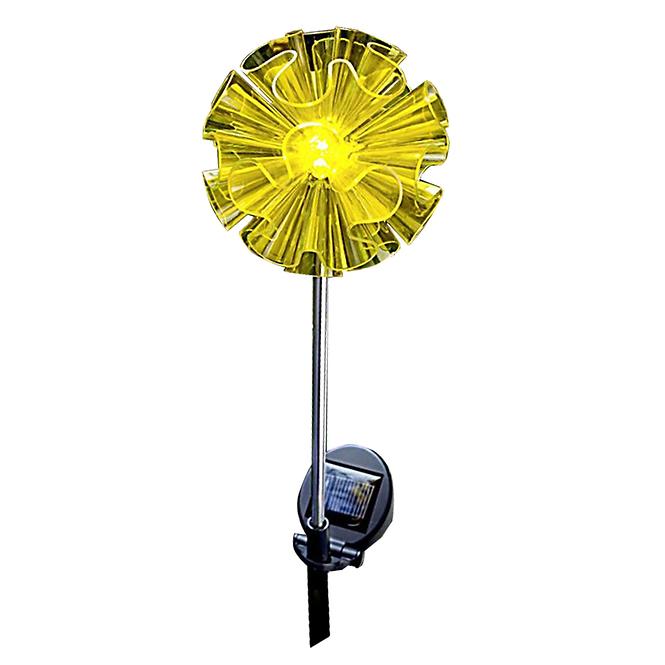 Solarna svjetiljka GLE7545F Led metal, D: 7,5cm, H: 45cm,