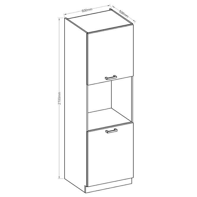 Kuhinjski ormar Bianka 60 DP / 210 2F