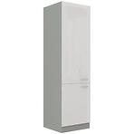Bianka kuhinjski element 2 vrata 60DK-210 2F 57x60x210 cm bijela/siva
