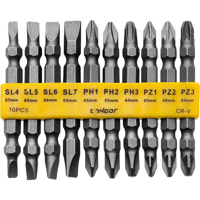 SET NASTAVCI BIT SL,PH,PZ x 63MM (10KOM)