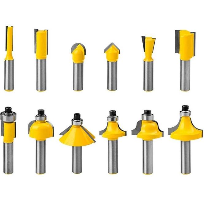 Set glodalica za oborene rubove 8 mm 12 kom