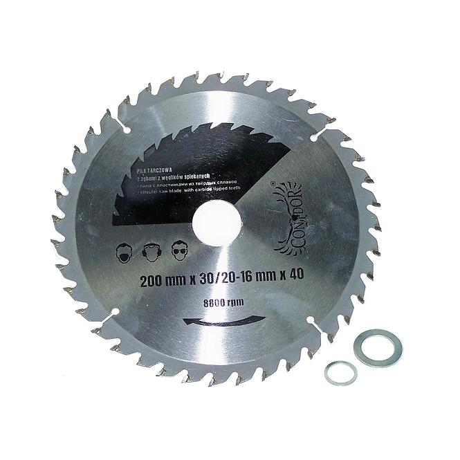 LIST ZA KRUŽNU PILU NA DRVO 200 MM X 40 T