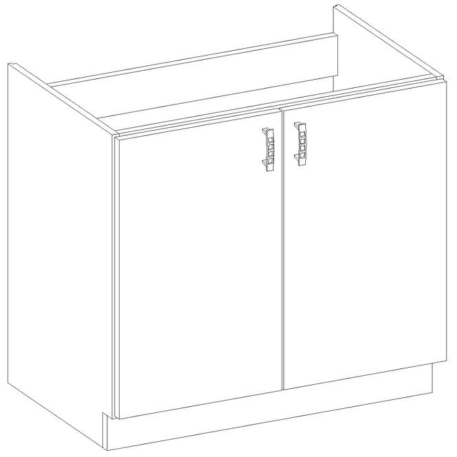 Kuhinjski ormar Sara sonoma 80ZL 2F BB