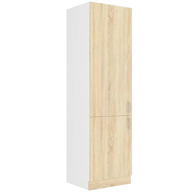 Sara kuhinjeski element 2 vrata 60DK-210 2F 60x55x210 cm sonoma hrast/bijela