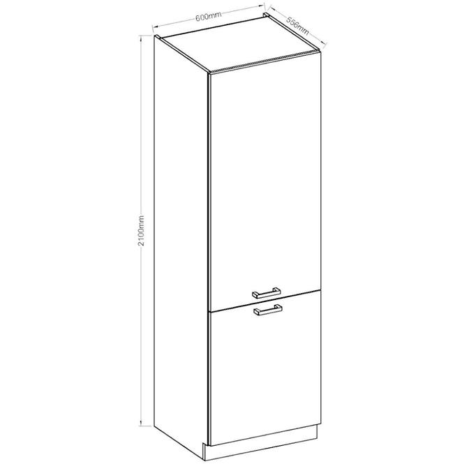 Kuhinjski ormar Bordeaux 60DK-210 2F