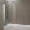 Paravan za kadu HX112 75/130 cire-krom,3