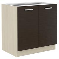 Victoria kuhinjski element 80ZL 2F BB 80x52x82cm tamni natur/svijetli natur