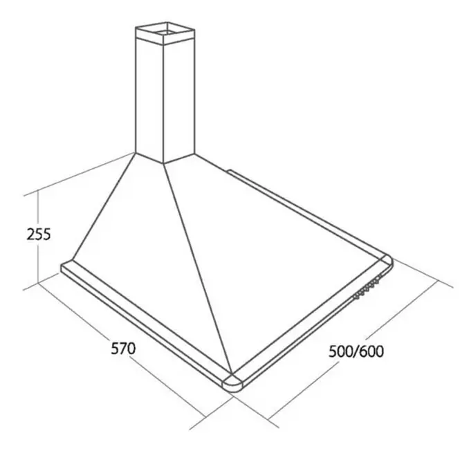 EKSTRA VENTILACIJA WK-5 ELEGANTAN MINI TURBO 50CM