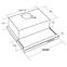 Napa WK-7 Light Glass Crna,6
