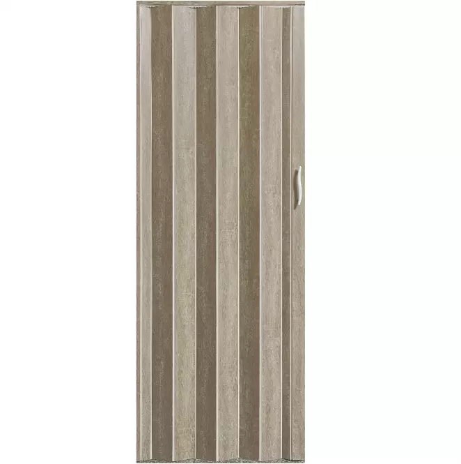 Harmonika vrata Accordion Hrast Srebro 330