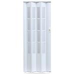 Harmonika vrata Crystalline Glass Bijela 011