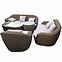 Set od umjetnog ratana Rhodes smeđi,7