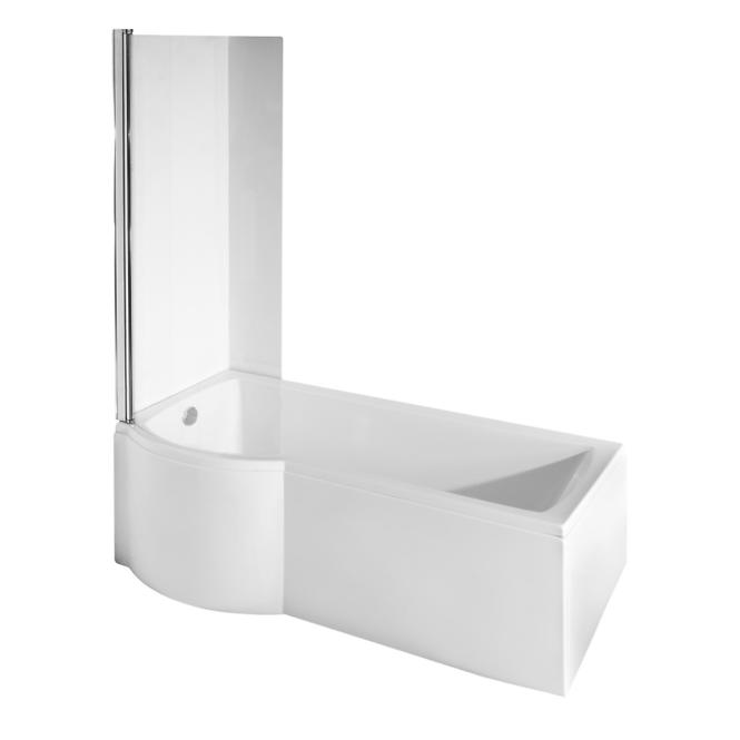 Kada Inspiro 150/70 L s paravanom za kadu
