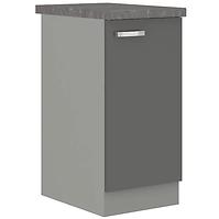 Kuhinjski ormar Grey od 40d 1f bb u sivoj boji
