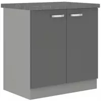 Kuhinjski ormar Grey 80d 2f bb