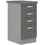 Kuhinjski ormar Grey 40d 4s bb