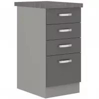 Kuhinjski ormar Grey 40d 4s bb