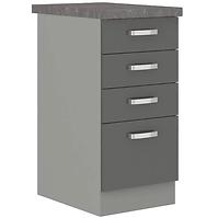 Kuhinjski ormar Grey 40d 4s bb