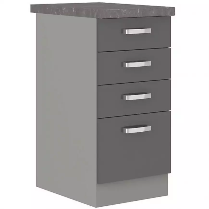Kuhinjski ormar Grey 40d 4s bb