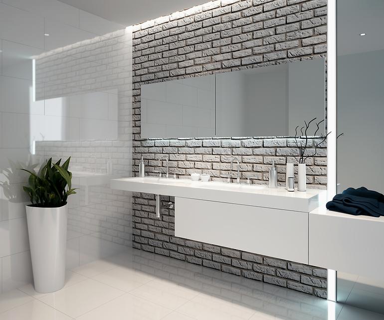 Kamen Loft Brick White, pak=0,56m2