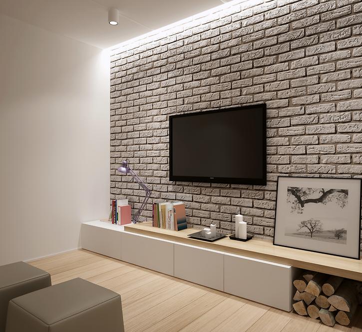 Kamen Loft Brick White, pak=0,56m2