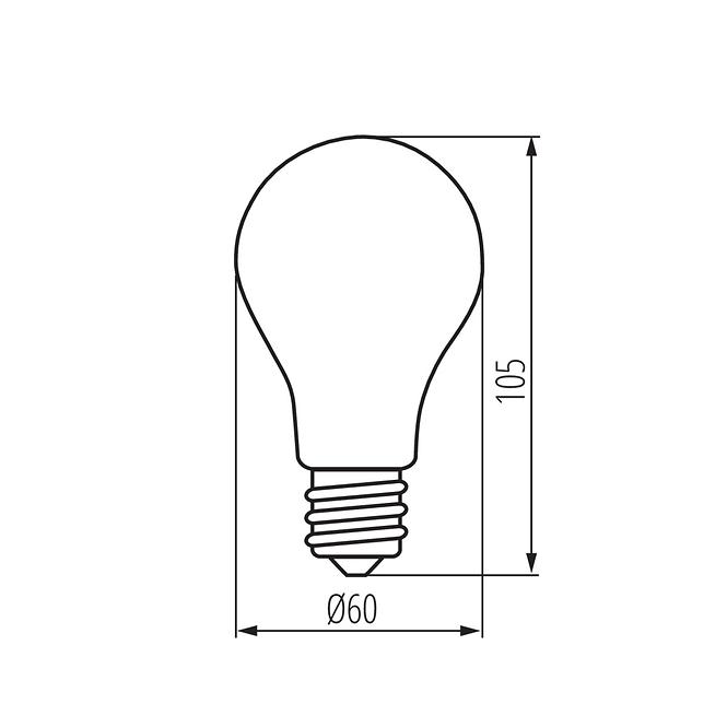 Žarulja 6W E27 A60 2700K