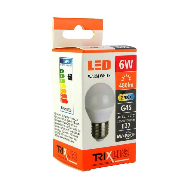 Žarulja BC 6W TR LED E27 G45 2700K Trixline