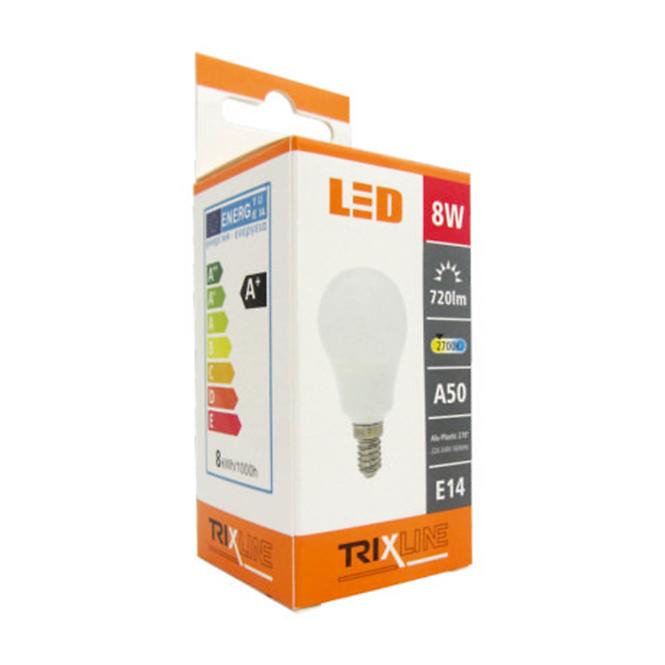 Žarulja BC 8W TR LED E14 A50 2700K Trixline