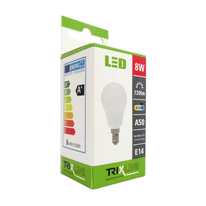 Žarulja BC 8W TR LED E14 A50 4200K Trixline