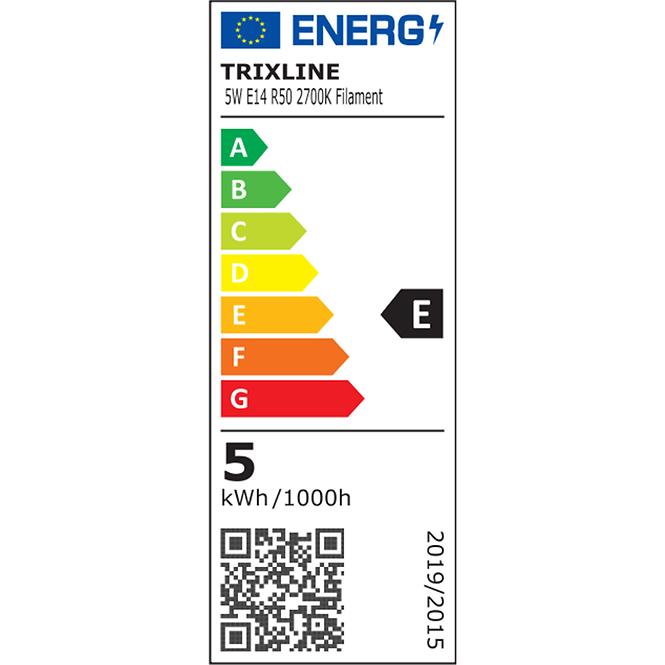 Žarulja Filament LED Trixline 5W-R50 E14 2700K