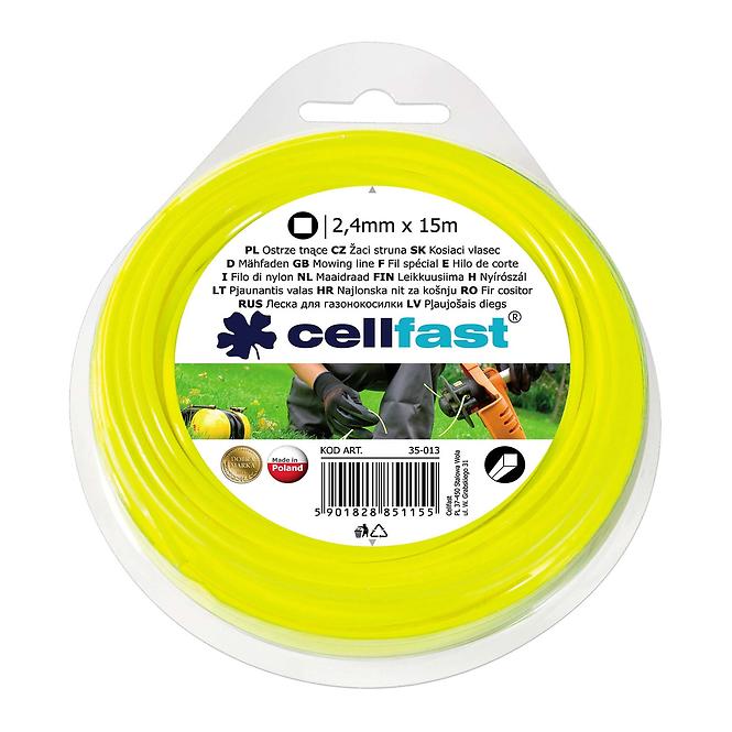 CELLFAST Nit za trimer kvadratna 2,4x15 35-013