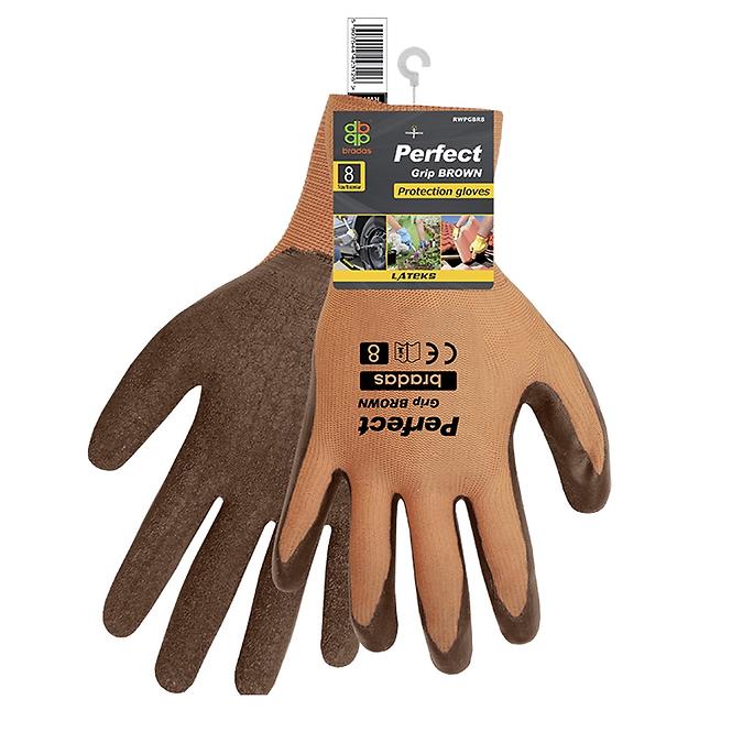 Zaštitne rukavice Perfect smeđe, veličina 8