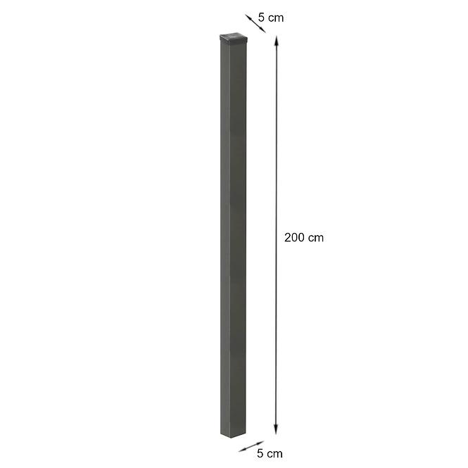 Stup 50x50 ZN+RAL 7016