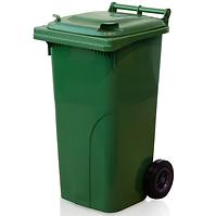 Plastična kanta za smeće na kotačima 120 zelena