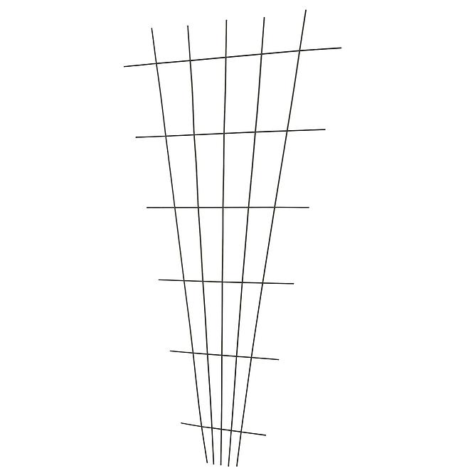 Rešetka 150 cm v-profil, zelena