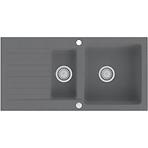 Granitni sudoper  1,5 korito 960x480 sivi