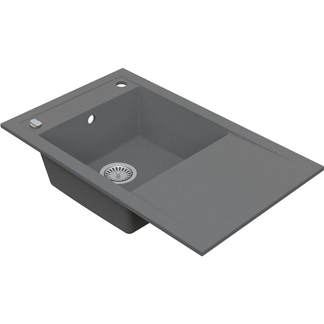 Granitni sudoper merkury 1 korito 780x480 sivi