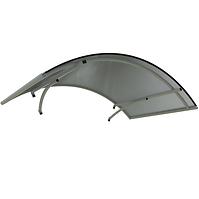 Nadstrešnica eko  158 x 90 x 26 cm, prozirna