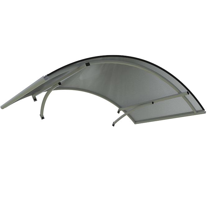 Nadstrešnica eko  158 x 90 x 26 cm, prozirna