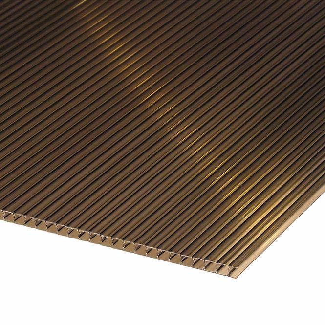 Polikarbonatna ploča 200x105 cm – 6 mm smeđa