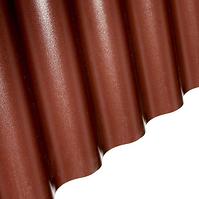 Valovita pvc ploča 76/18,  90x200 cm /1,0 mm,  smeđa