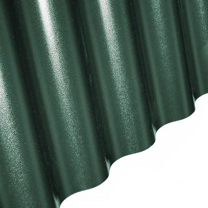 Valovita pvc ploča 76/18,  90x200 cm /1,0 mm,  zelena