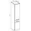 Kuhinjski ormar Vigo bijeli HG 40dk-210 2f,3