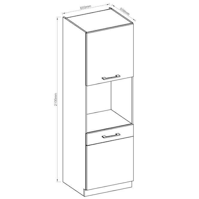 Kuhinjski ormar Vigo bijeli HG 60dp-210 2f