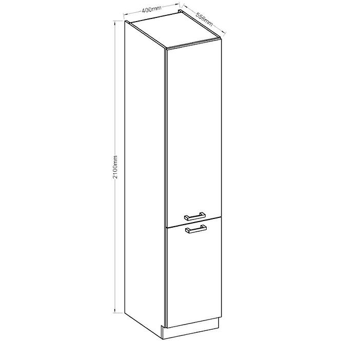 Kuhinjski ormar Eko White 40DK-210 2F