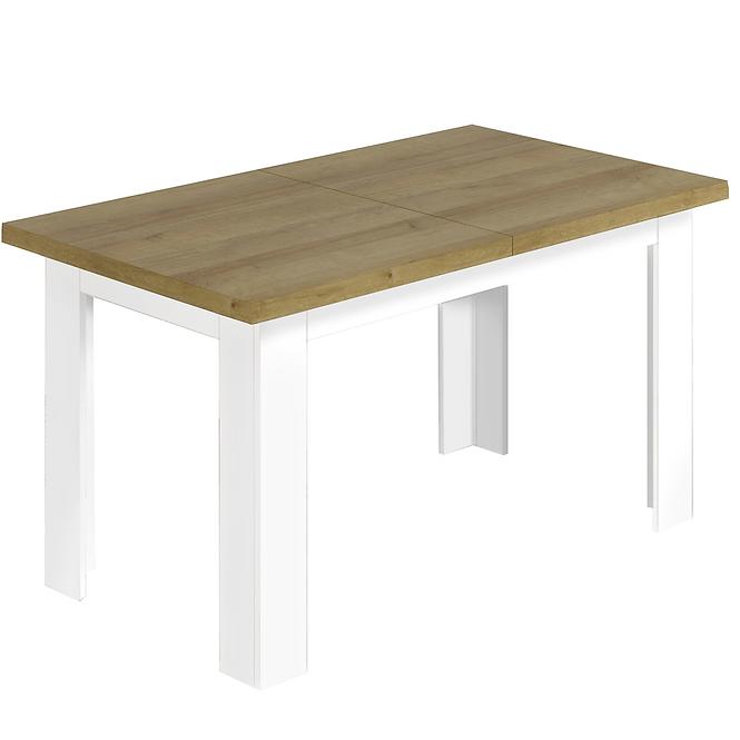STÓŁ KEN 140X80 DĄB CRAFT ZŁOTY/BIAŁY