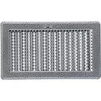 Rešetka za kamin KZ4-ML-Asr antik srebro 195x335