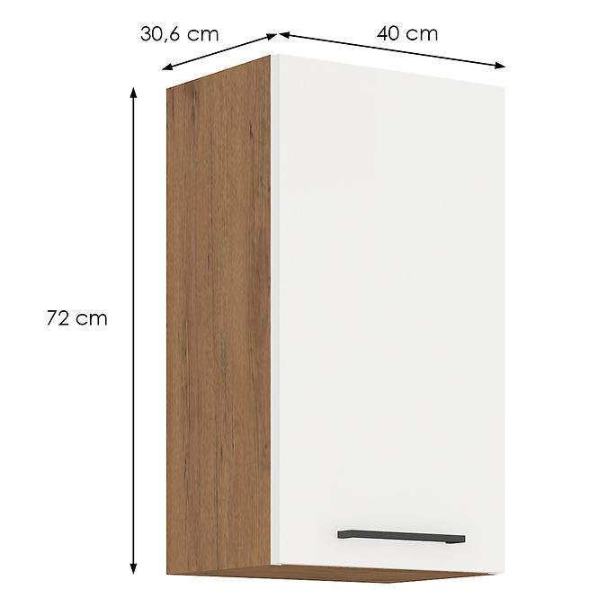 Kuhinjski ormar Vigo bijeli HG 40g-72 1f